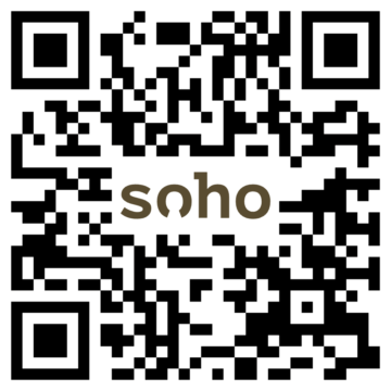 QR Code zum virtuellen 360 Grad Rundgang der Trendbar Soho Basel