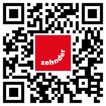 QR Code zum 360° Rundgang Zehnder Group Switzerland Gränichen<