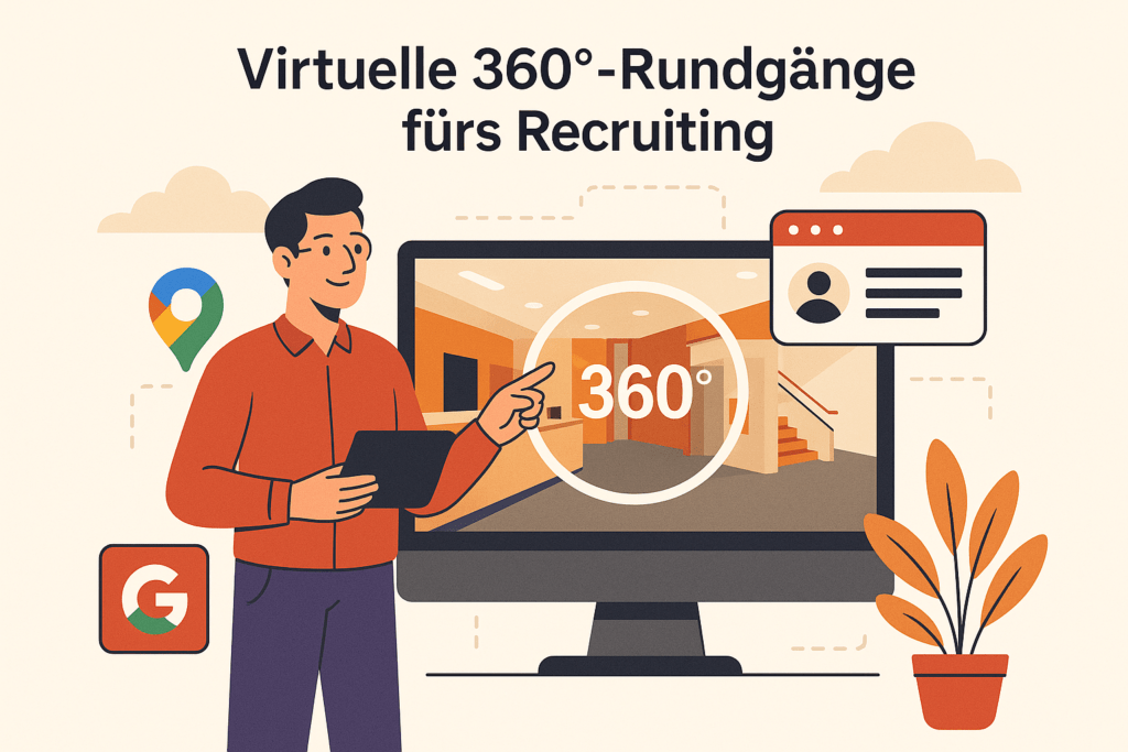 Virtueller 360° Rundgang fürs Recruiting – Einblicke, die überzeugen