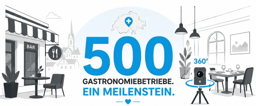 500 hospitality venues have a virtual 360° tour from Clever-Click. A milestone.