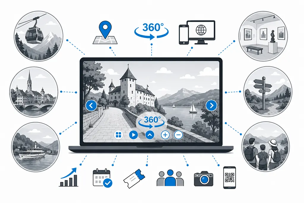 Virtuelle 360 Grad Rundgänge für Tourismus, Ausflugsziele und Sehenswürdigkeiten